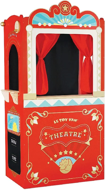 safe and durable wooden toys                   Le Toy Van Wooden Educational Puppet Theatre
