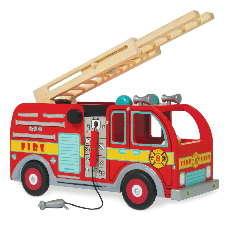 eco-friendly and safe wooden toys                   Le Toy Van Wooden Fire Truck
