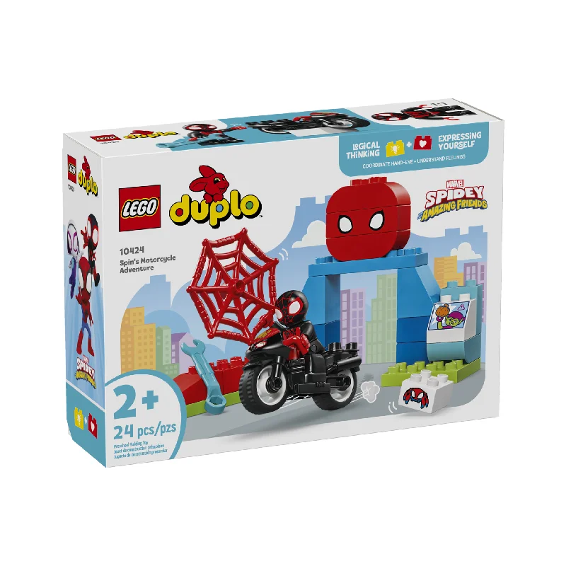 Providing a tactile learning experience LEGOLEGO DUPLO Marvel Spin's Motorcycle Adventure Providing a tactile learning experience LEGOLEGO DUPLO Marvel Spin's Motorcycle Adventure