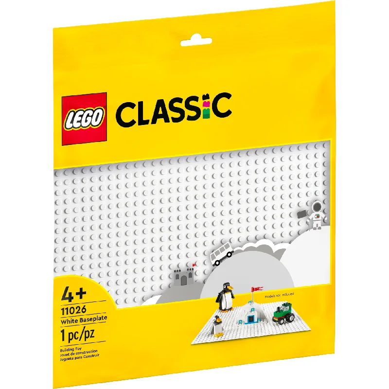Encouraging teamwork LEGO gamesLEGO Classic White Baseplate