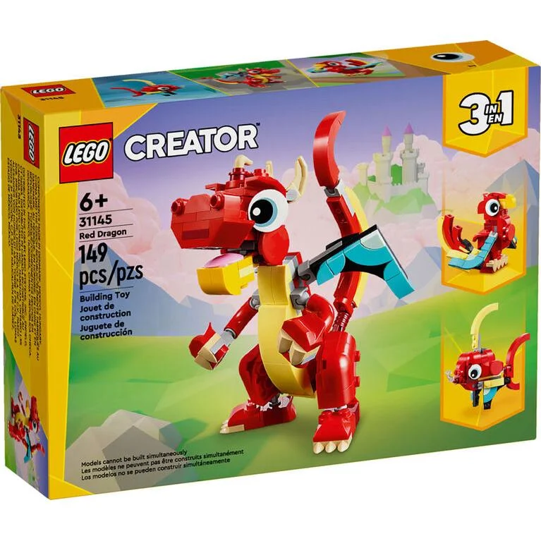Encouraging social interaction LEGOLEGO Creator Red Dragon