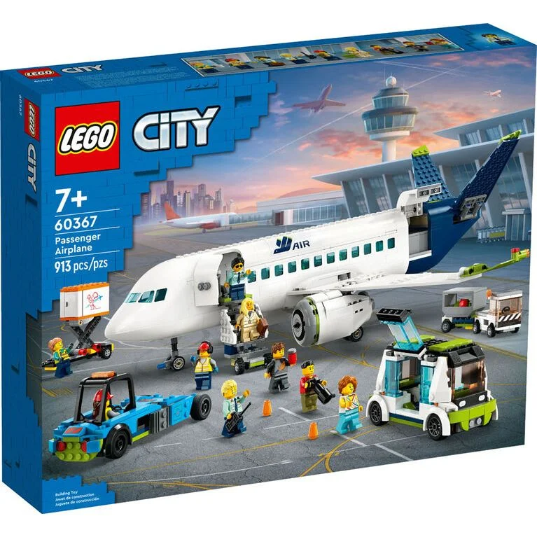 Precisely scaled LEGO miniaturesLEGO City Passenger Airplane