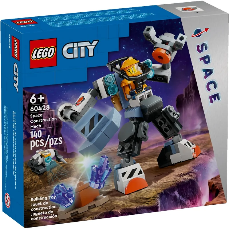 Finely detailed LEGO structuresLEGO City Space Construction Mech