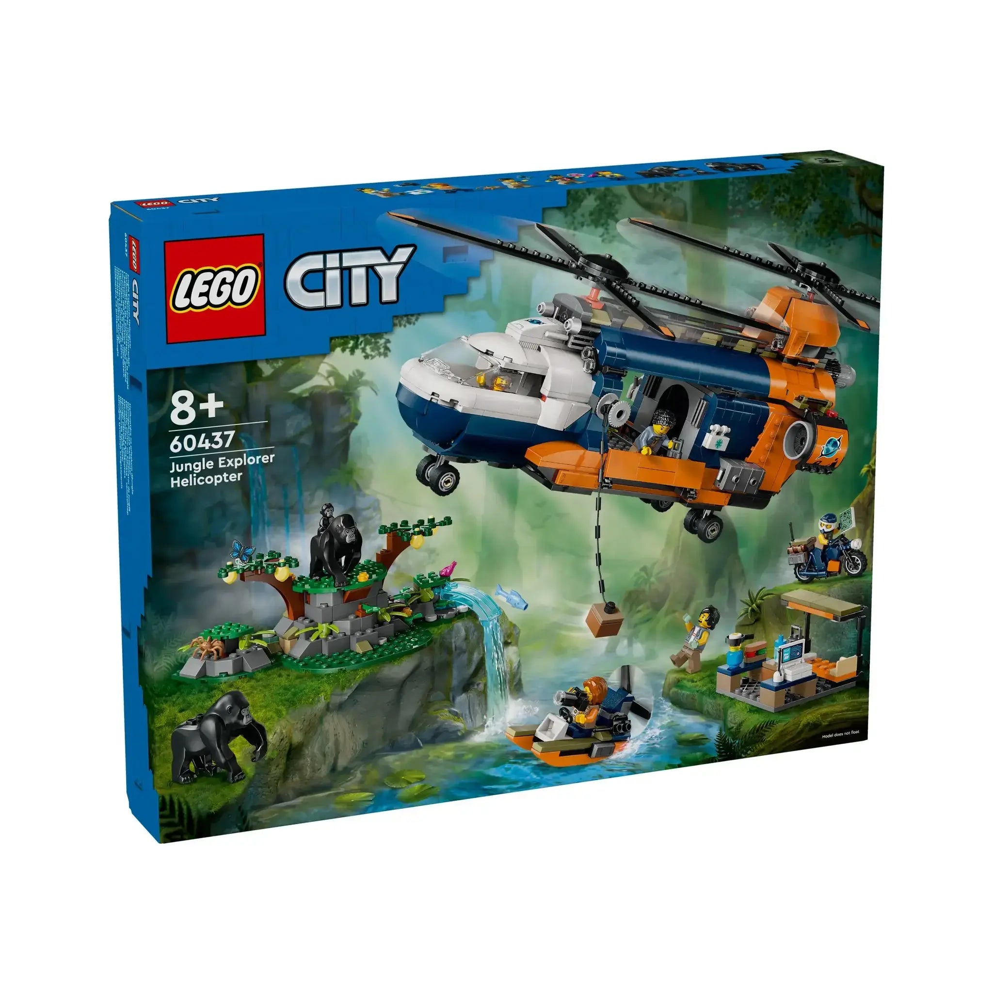 Reflecting diverse hobbies LEGO setsLEGO City Jungle Explorer Helicopter at Base Camp