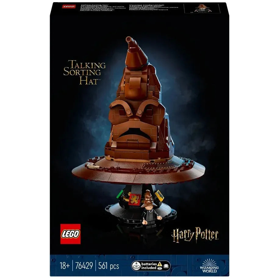 Stress-relieving LEGO buildingLEGO Harry Potter Talking Sorting Hat
