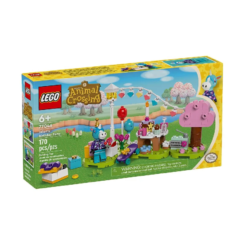 Stress-relieving LEGO buildingLEGO Animal Crossing Julian's Birthday Party