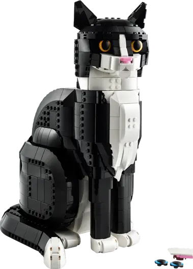 Promoting social skills LEGO playLego 21349 Tuxedo Cat