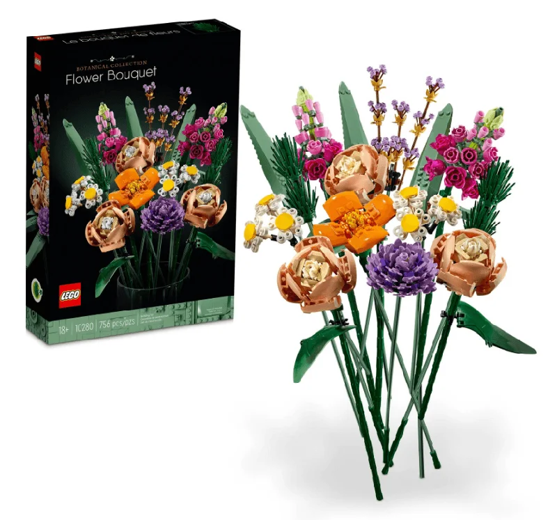 Promoting fine art skills LEGO modelsLEGO Botanical Collection Flower Bouquet 10280
