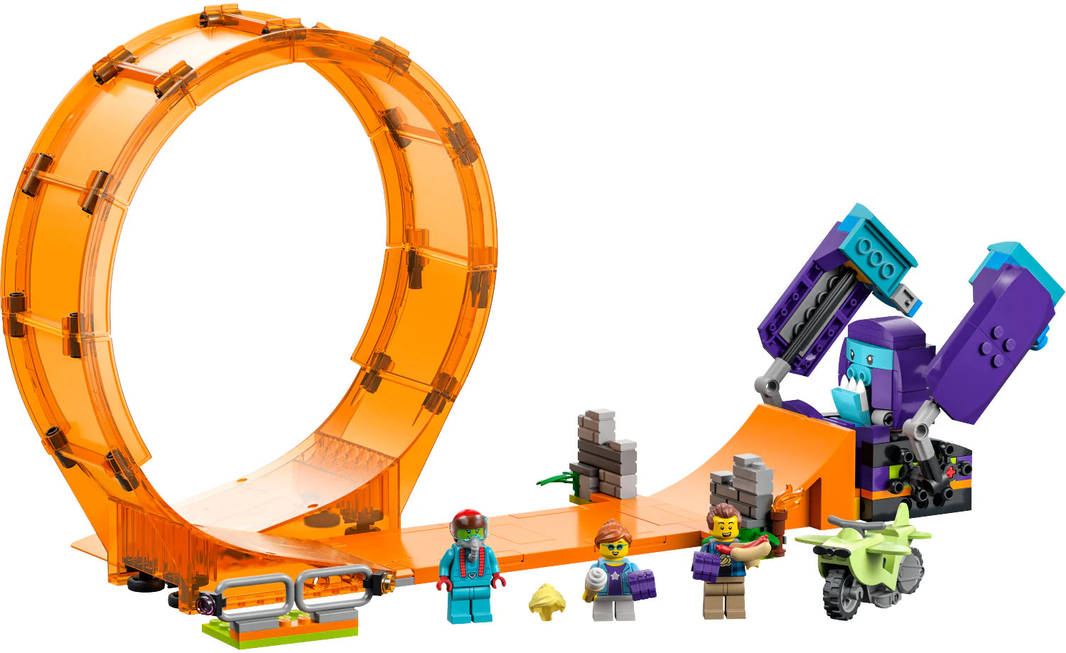 Age-appropriate LEGO toysLEGO® City 60338 Smashing Chimpanzee Stunt Loop