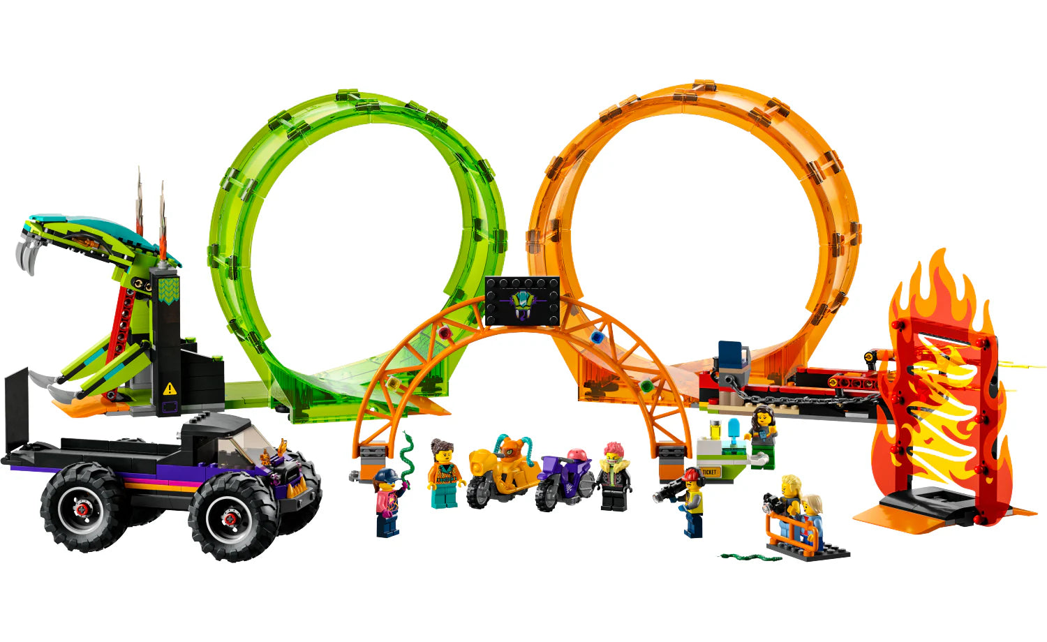 Non-toxic and safe LEGO toysLEGO® City 60339 Double Loop Stunt Arena