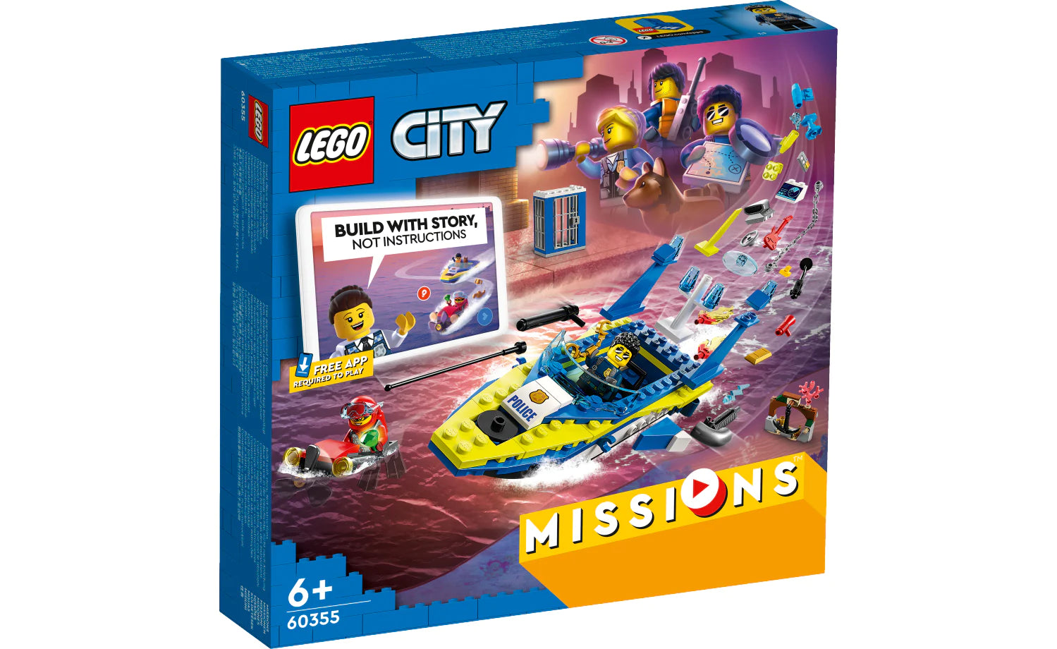 Engagement-boosting LEGO activitiesLEGO® City 60355 Water Police Detective Missions