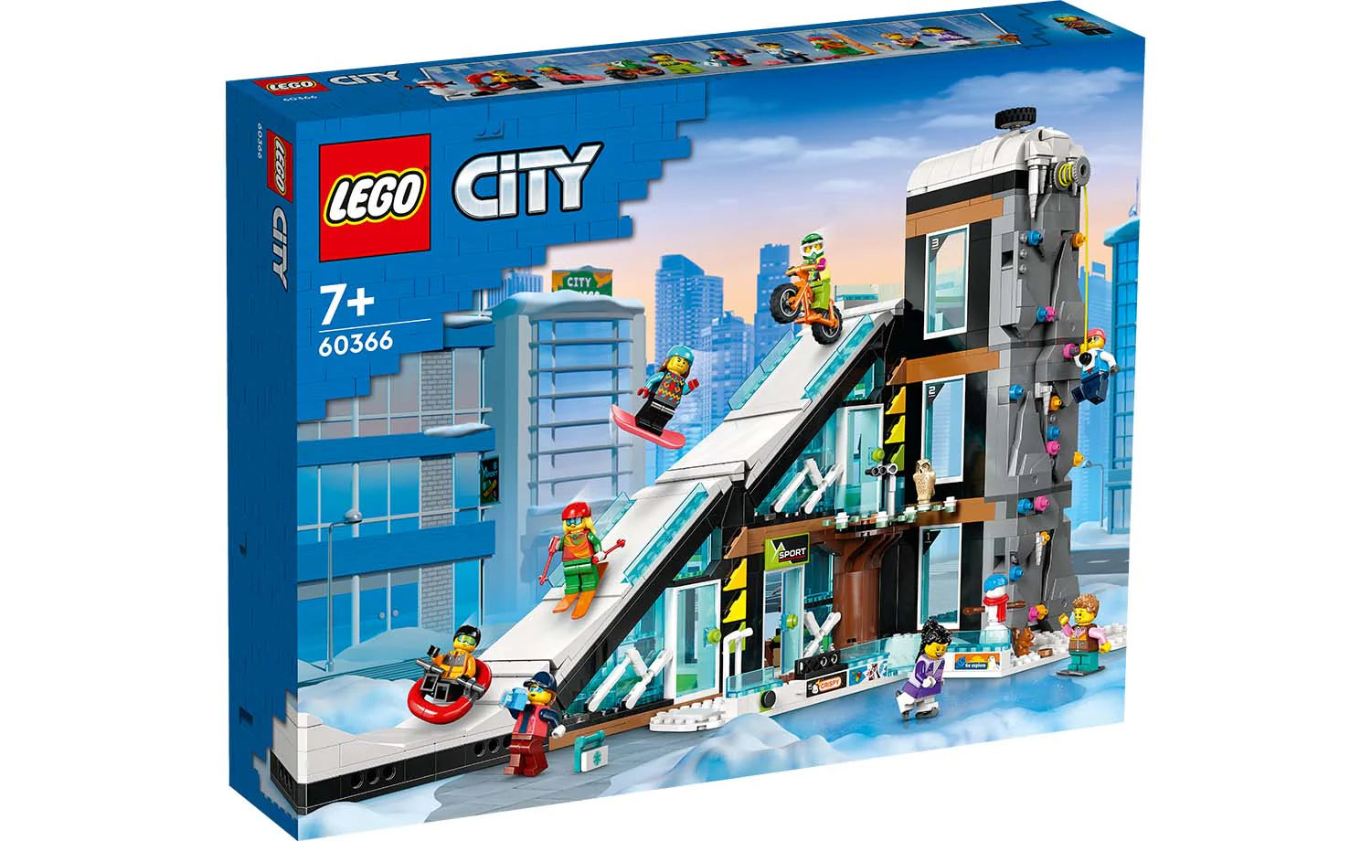 Offering a sense of accomplishment LEGOLEGO® City 60366 Ski and Climbing Centre