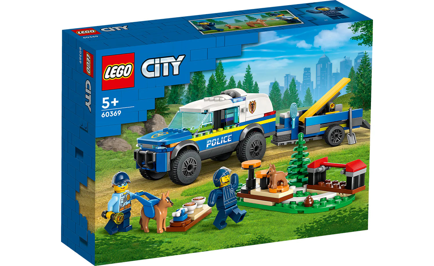 Encouraging social interaction LEGOLEGO® City 60369 Mobile Police Dog Training