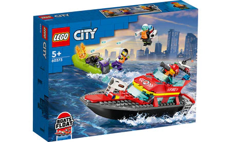 Intricate and intricate LEGO designsLEGO® City 60373 Fire Rescue Boat