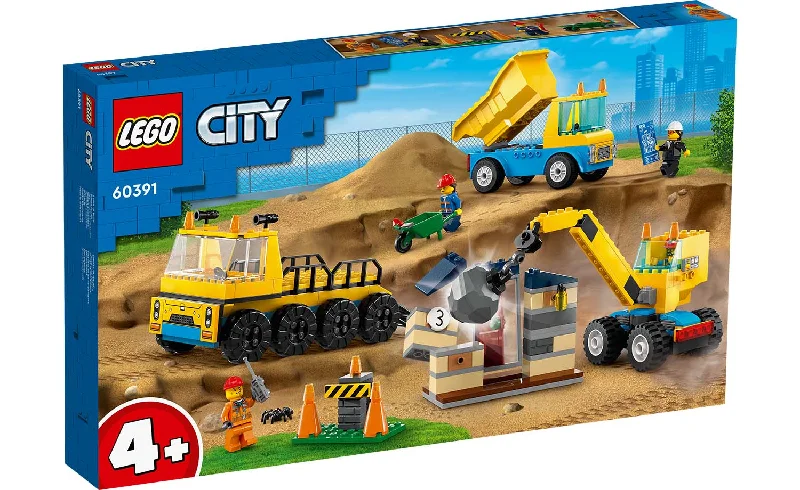 Enhancing problem-solving skills LEGOLEGO® City 60391 Construction Trucks and Wrecking Ball Crane Enhancing problem-solving skills LEGOLEGO® City 60391 Construction Trucks and Wrecking Ball Crane