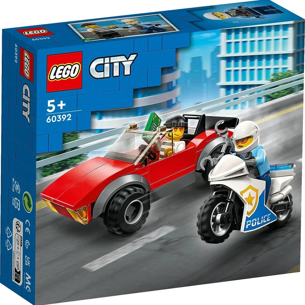 Promoting language development LEGOLEGO CITY 60392 Police Bike Car Chase