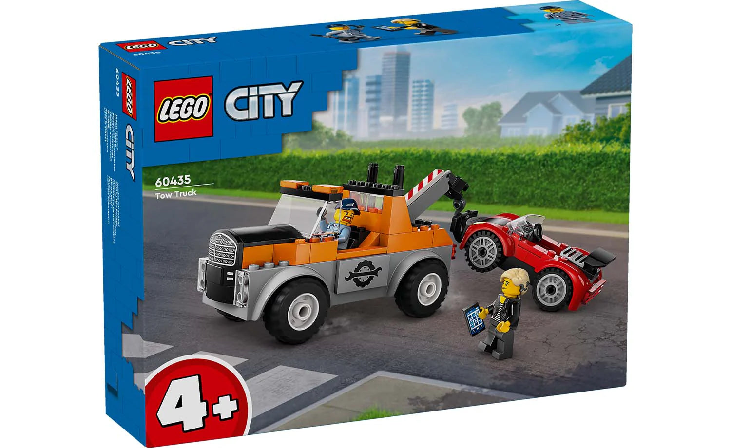 Finely detailed LEGO structuresLEGO® CITY 60435 Tow Truck and Sports Car Repair