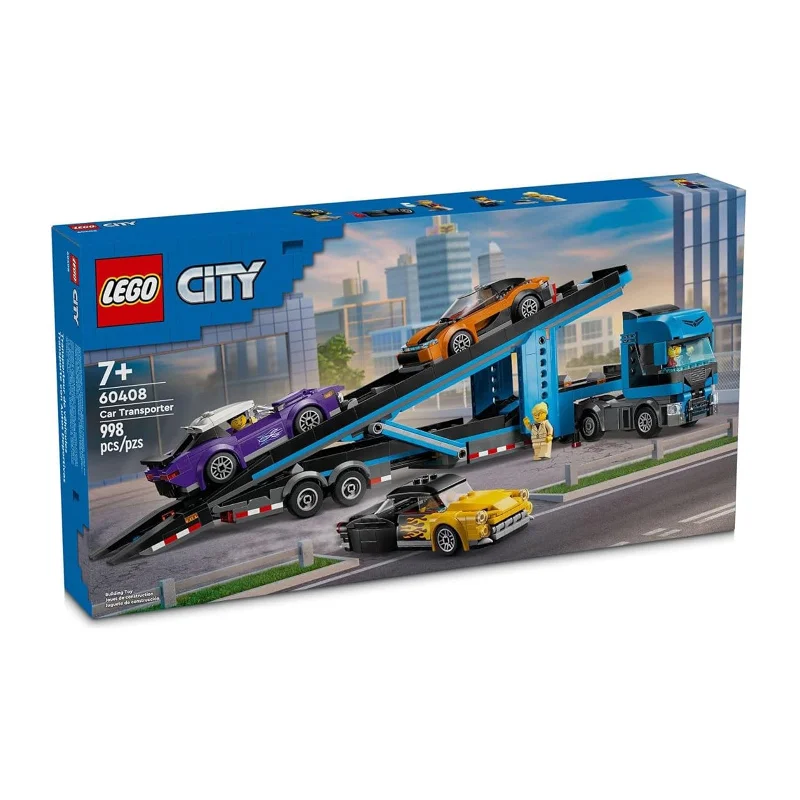 Skill-building LEGO activitiesLEGO® City Car Transporter Building Set 60408
