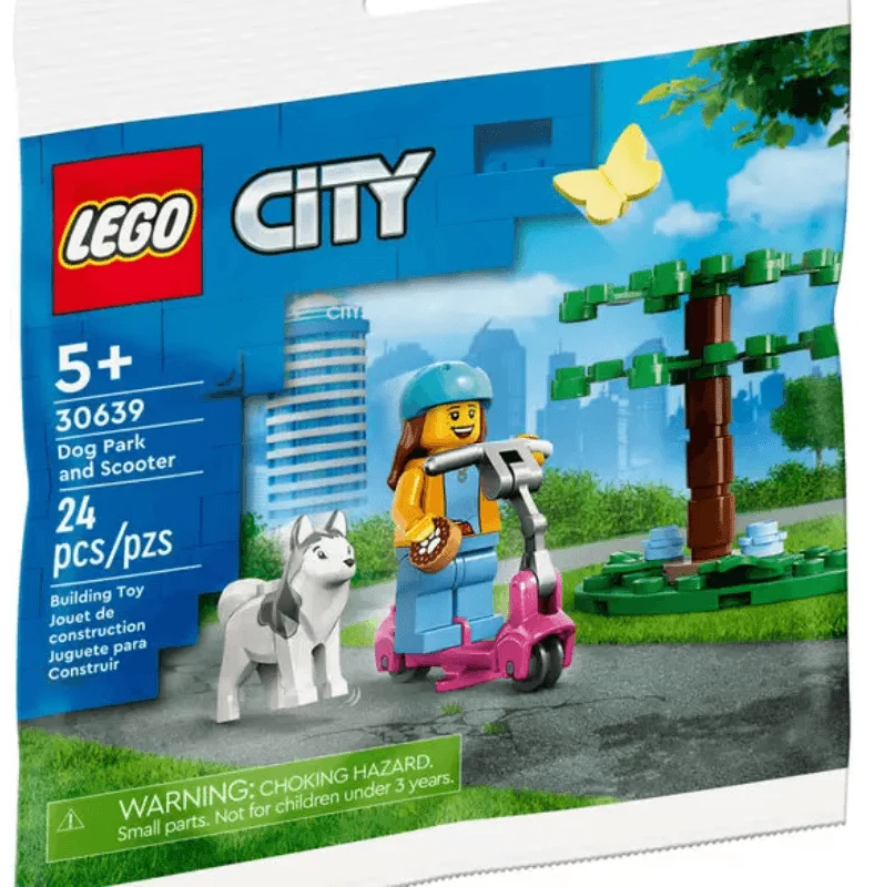 Non-toxic and safe LEGO toysLego City Dog Park & Scooter Building Kit 30639