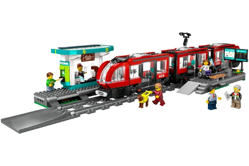Promoting environmental awareness LEGOLEGO City Downtown Streetcar and Station