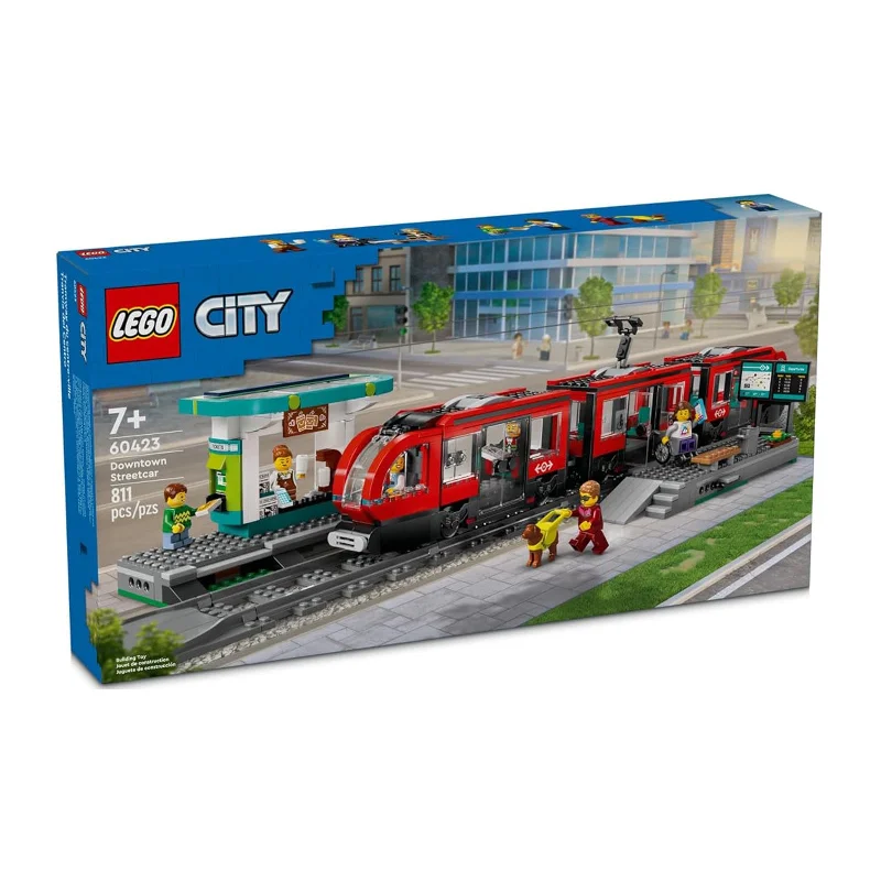 Creatively inspiring LEGOLEGO® City Downtown Streetcar Building Set 60423
