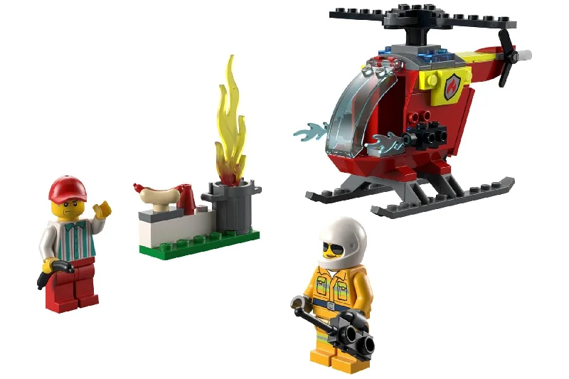 Iconic and recognizable LEGO charactersLEGO City Fire Helicopter