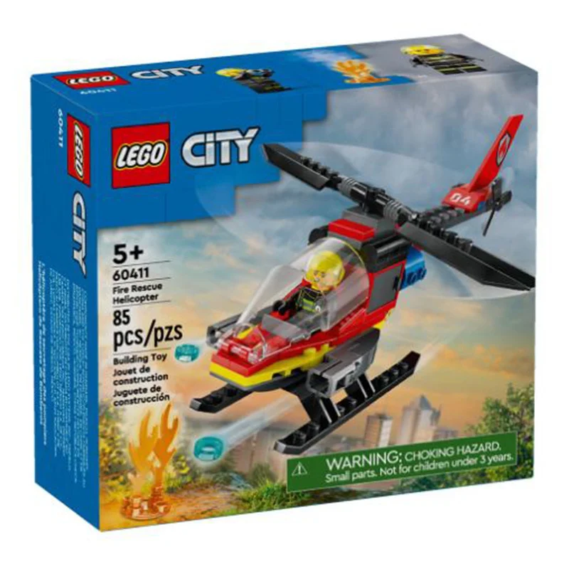 Offering a wide range of themes LEGOLEGO® City Fire Rescue Helicopter Building Set 60411 Offering a wide range of themes LEGOLEGO® City Fire Rescue Helicopter Building Set 60411