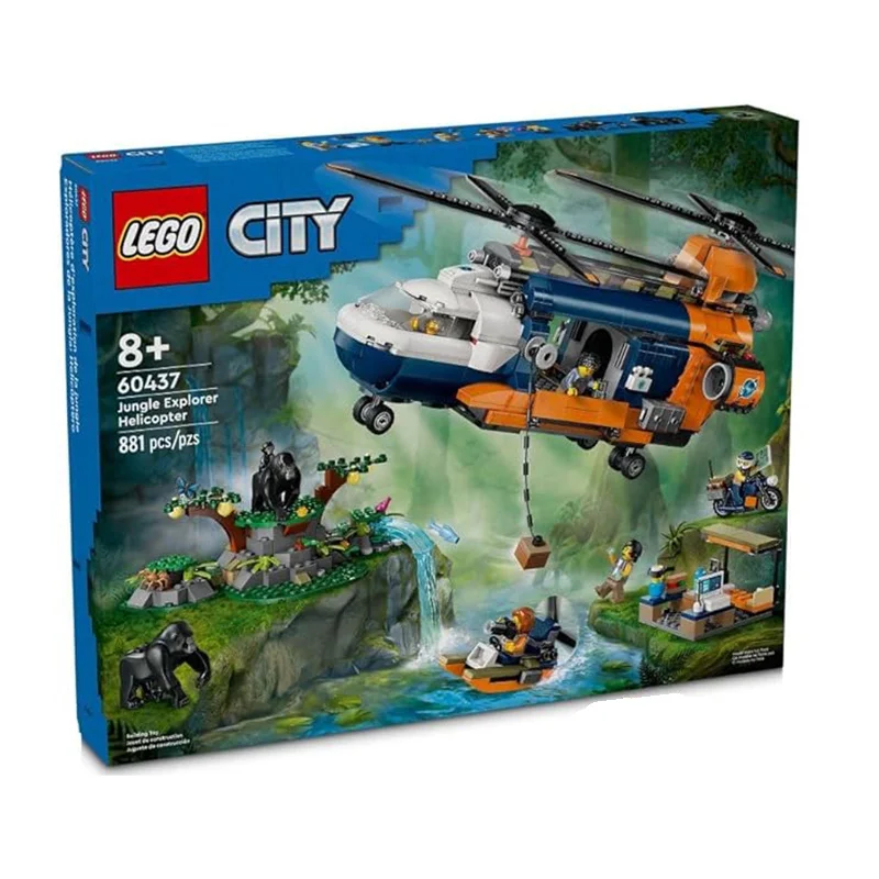 Stress-relieving LEGO buildingLEGO® City Jungle Explorer Helicopter Building Set 60437 Stress-relieving LEGO buildingLEGO® City Jungle Explorer Helicopter Building Set 60437