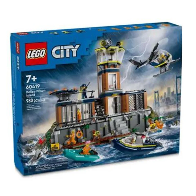 Promoting spatial awareness LEGOLEGO® City Police Prison Island Building Set 60419