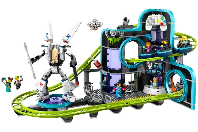 Reflecting diverse hobbies LEGO setsLEGO City Robot World Roller-Coaster Park