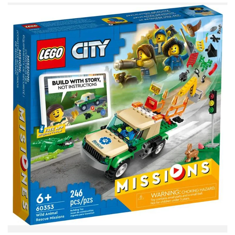 Offering a sense of accomplishment LEGOLEGO® City Wild Animal Rescue Missions Building Set 60353 Offering a sense of accomplishment LEGOLEGO® City Wild Animal Rescue Missions Building Set 60353