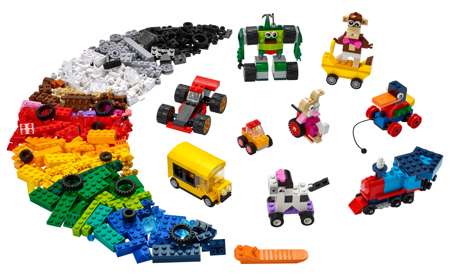 Endlessly customizable LEGO setsLEGO® Classic 11014 Bricks and Wheels