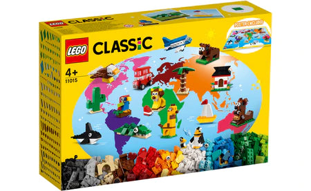 Finely detailed LEGO structuresLEGO® Classic 11015 Around the World