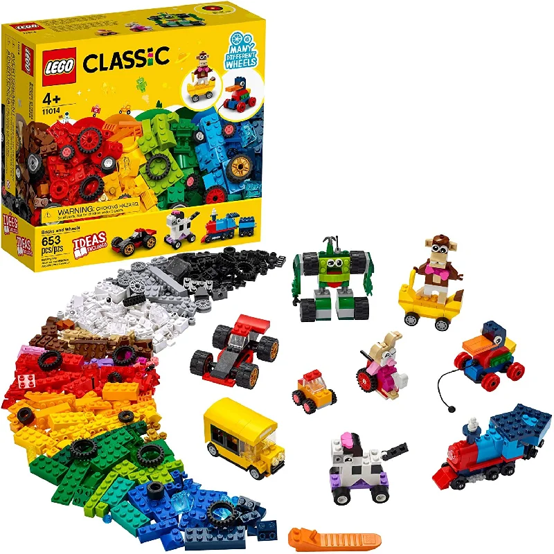 Reflecting popular cultures LEGO themesLEGO - Classic Bricks and Wheels (11014)