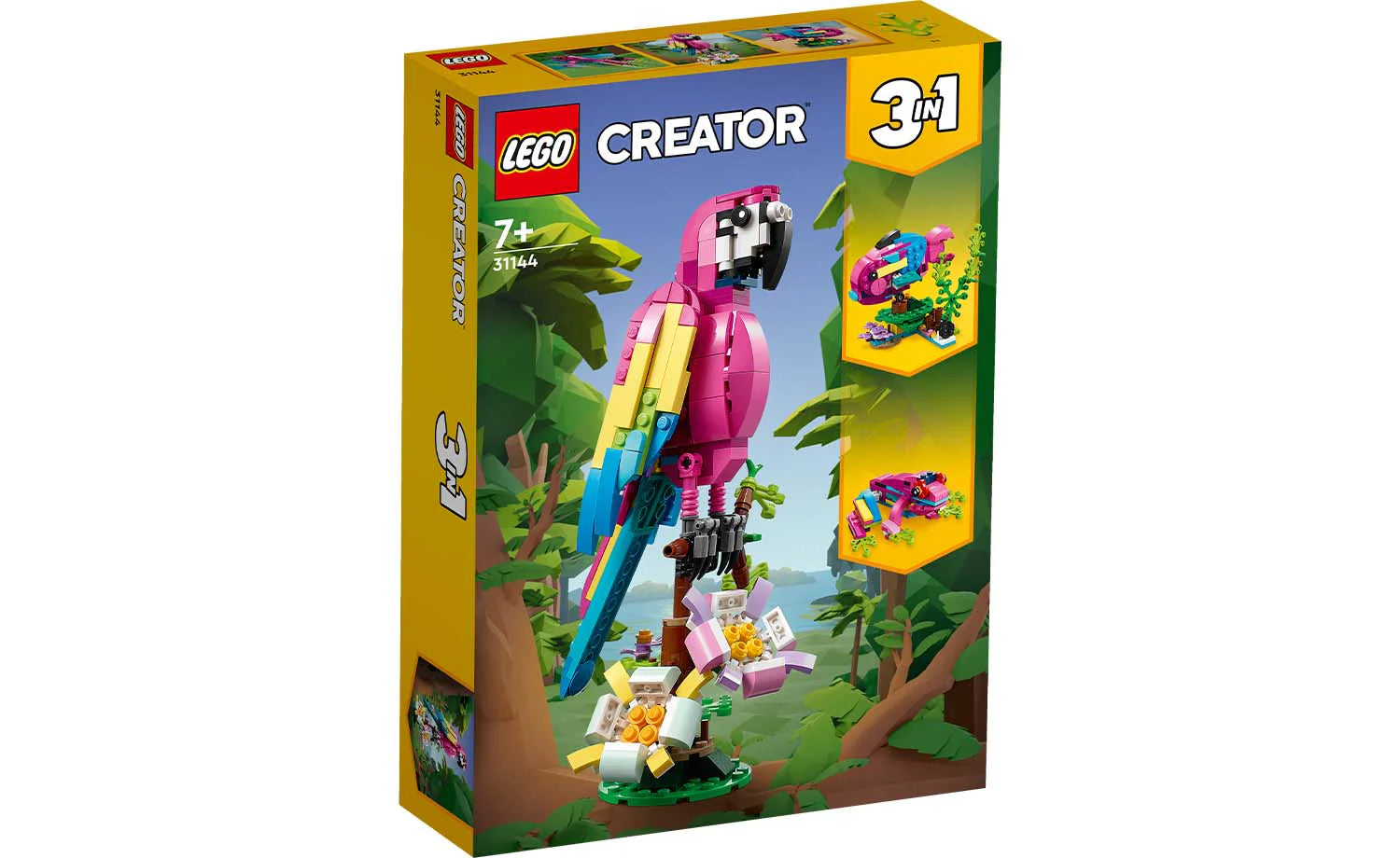 Adorable and charming LEGO charactersLEGO® Creator 3-in-1 31144 Exotic Pink Parrot
