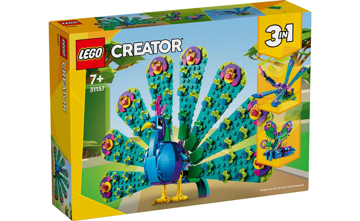Gender-neutral LEGO toysLEGO® Creator 3-in-1 31157 Exotic Peacock