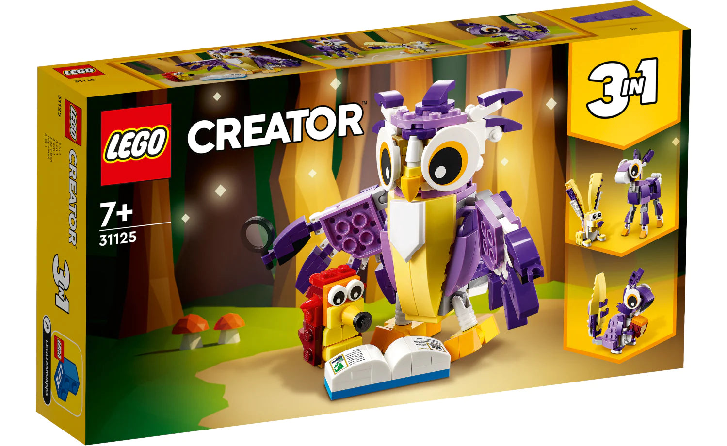 Inspiring creativity and innovation LEGOLEGO® Creator 31125 3-in-1 Fantasy Forest Creatures Inspiring creativity and innovation LEGOLEGO® Creator 31125 3-in-1 Fantasy Forest Creatures