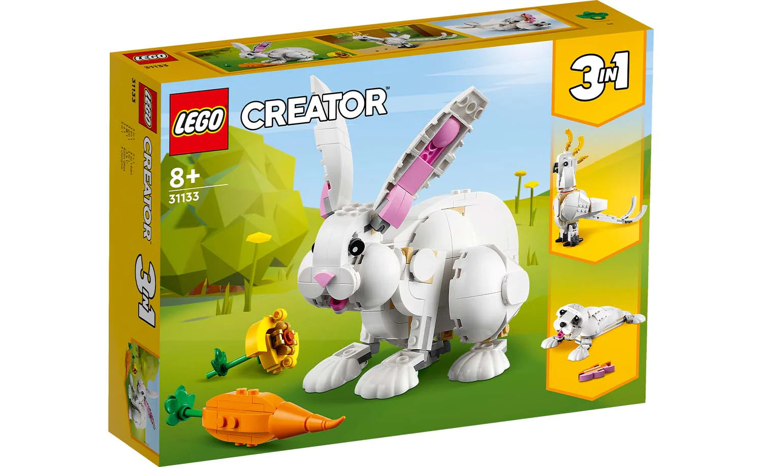 Beautifully crafted LEGO sculpturesLEGO® Creator 31133 3-in-1 White Rabbit