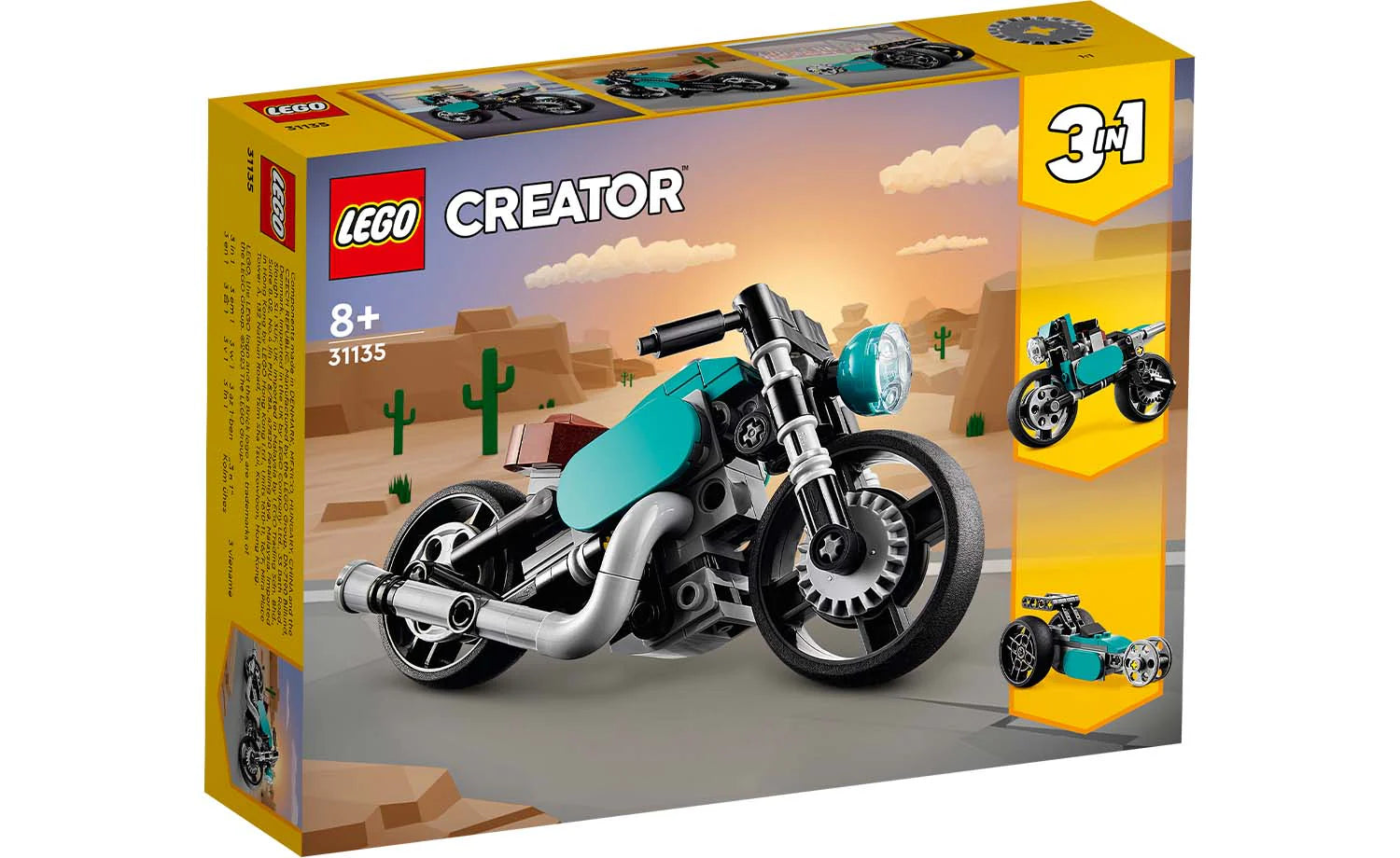 Non-toxic and safe LEGO toysLEGO® Creator 31135 3-in-1 Vintage Motorcycle