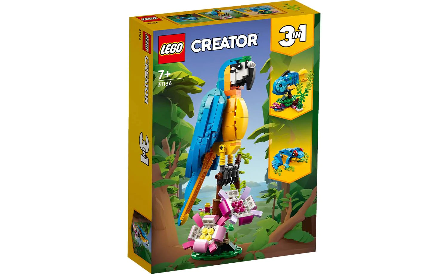 Imagination-sparking LEGO setsLEGO® Creator 31136 3-in-1 Exotic Parrot