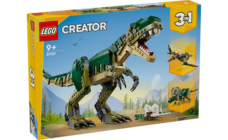 Offering endless possibilities LEGOLEGO® Creator 31151 3-in-1 T. rex