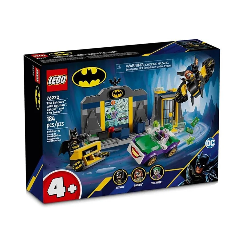 Intricate and intricate LEGO designsLEGO® DC The Batcave With Batman Batgirl And The Joker Building Set 76272