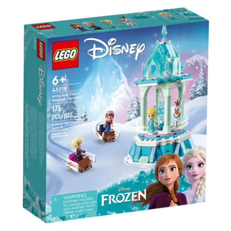 Finely detailed LEGO structuresLEGO® Disney Anna And Elsa's Magical Carousel Building Set 43218 Finely detailed LEGO structuresLEGO® Disney Anna And Elsa's Magical Carousel Building Set 43218