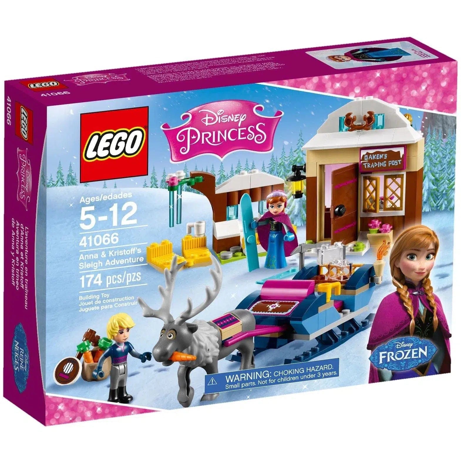 Iconic and recognizable LEGO charactersLEGO [Disney] - Anna & Kristoff's Sleigh Adventure (41066)