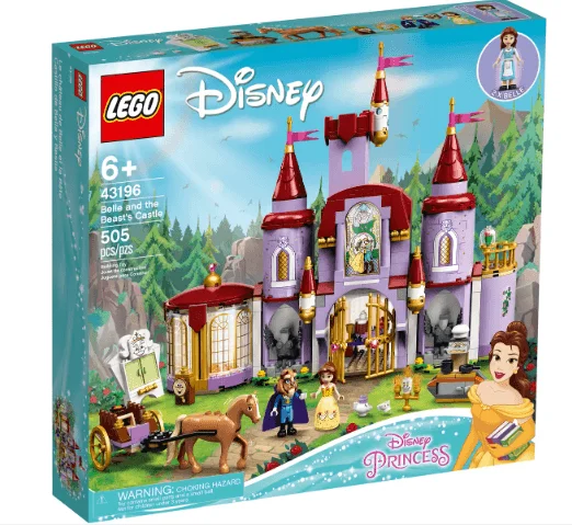 Reflecting diverse hobbies LEGO setsLego Disney Belle and the Beast's Castle 43196