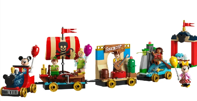 Encouraging imaginative storytelling LEGOLego Disney Celebration Train 43212