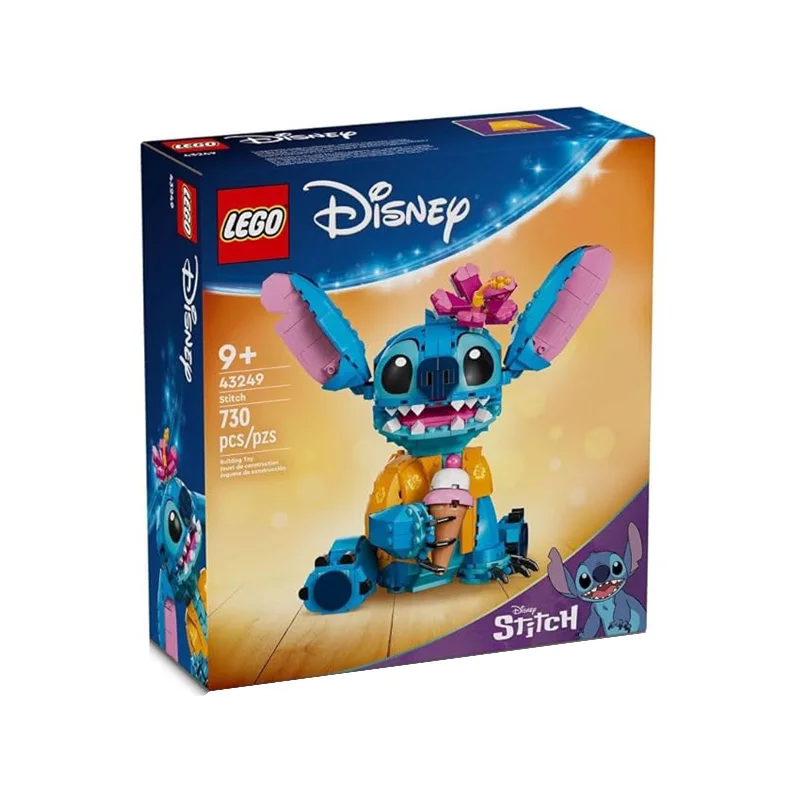 Seamlessly fitting LEGO connectionsLEGO® Disney Stitch Building Set 43249