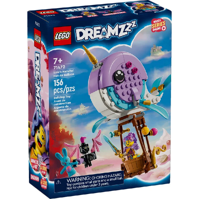 Captivating and enchanting LEGO worldsLEGO® DREAMZzz™ Izzie's Narwhal Hot-Air Balloon 71472 Captivating and enchanting LEGO worldsLEGO® DREAMZzz™ Izzie's Narwhal Hot-Air Balloon 71472