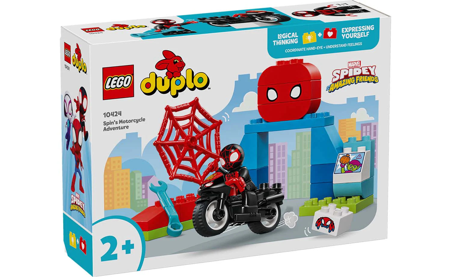 Seamlessly fitting LEGO connectionsLEGO® DUPLO® 10424 Spin's Motorcycle Adventure