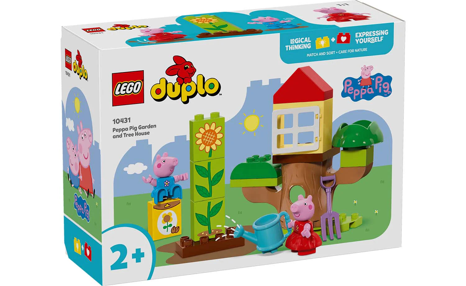 Fostering patience and perseverance LEGOLEGO® DUPLO® 10431 Peppa Pig Garden and Tree House